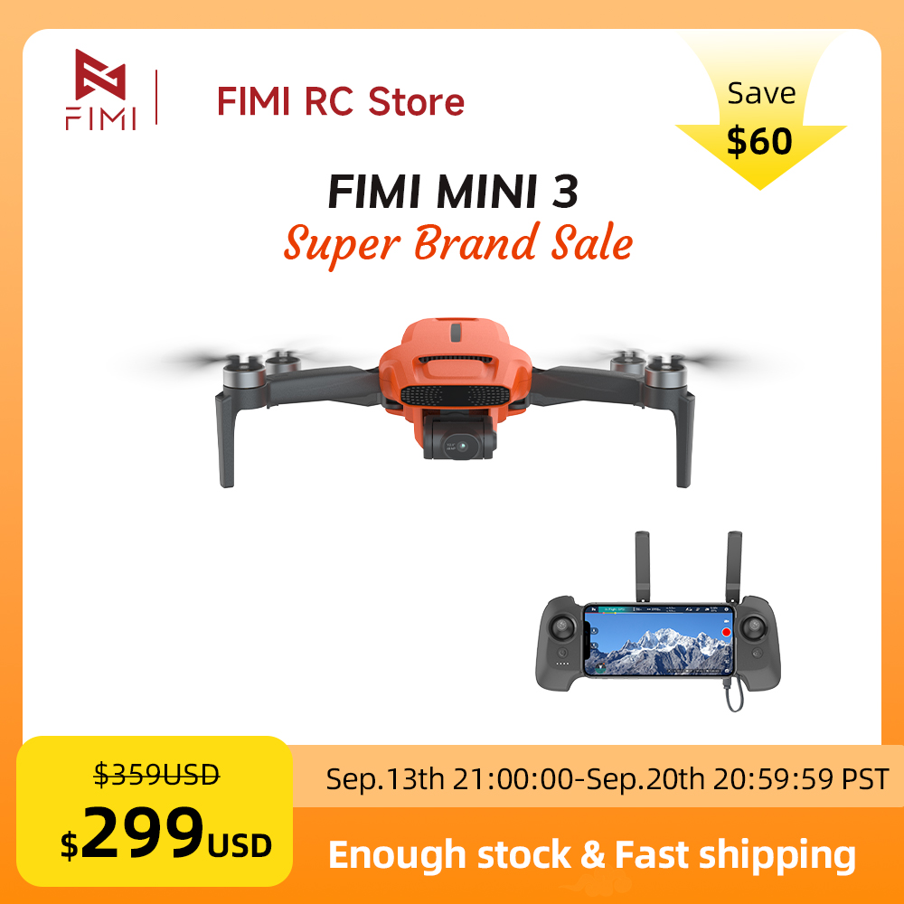 Drone Camera With Gimbal - FIMI MINI 3 Camere Drone 4K