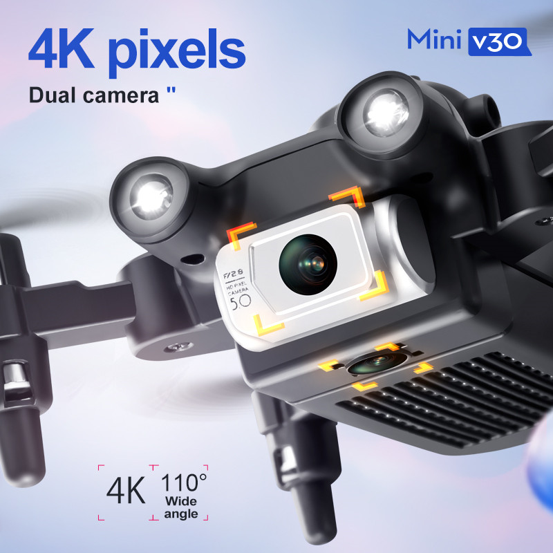 Mini V30 WiFi FPV Drone With 4 - Drone Camera 4K 评论和价格