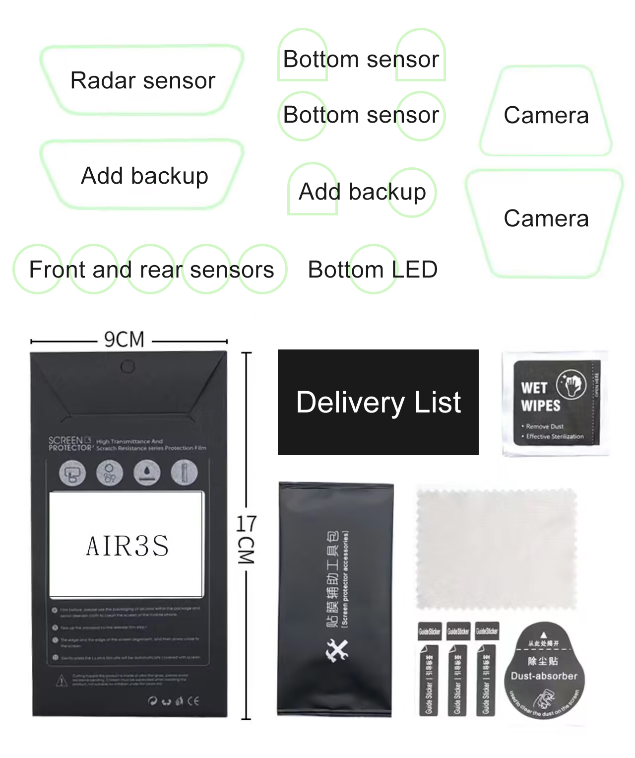 ​Lens Sensor Protective Film f - Drone Camera Lens 评论和价格