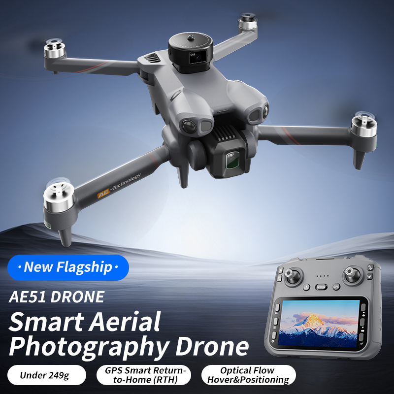 AE51 GPS Drone 8K Professional - Drone Camera Professional 评论和价格